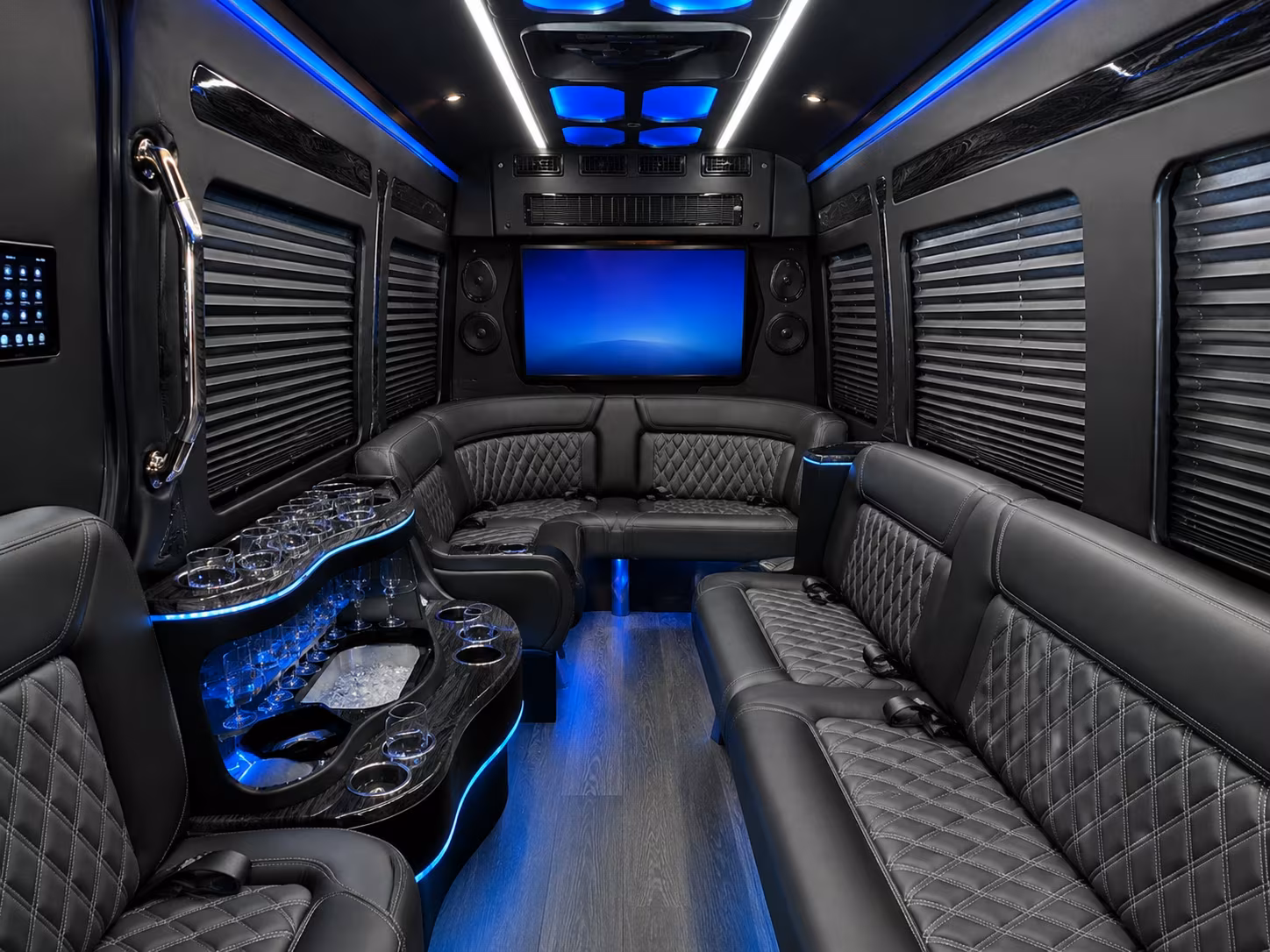 seamless shuttle buses for multi venue union city wedding days