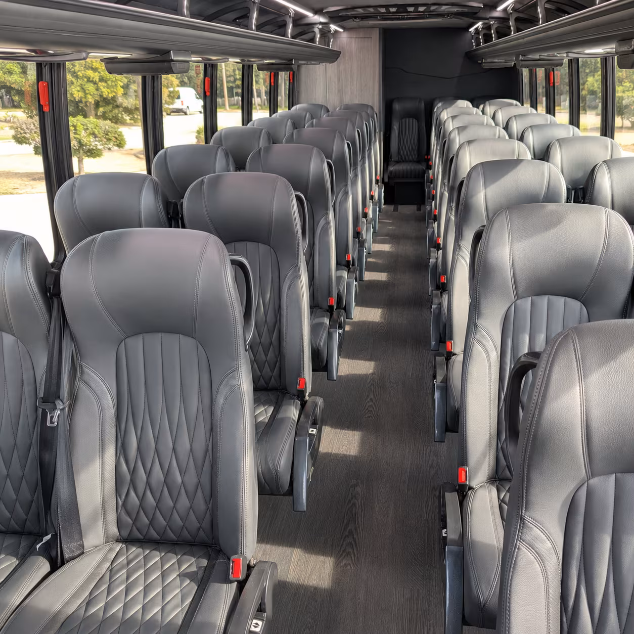 union city 28 passenger minibus inside