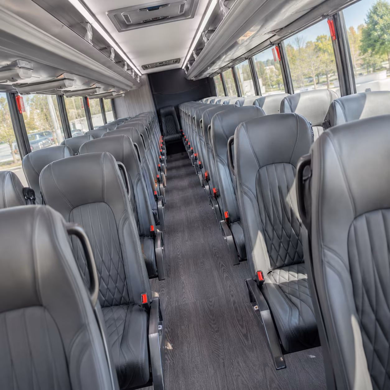 union city 35 passenger minibus inside