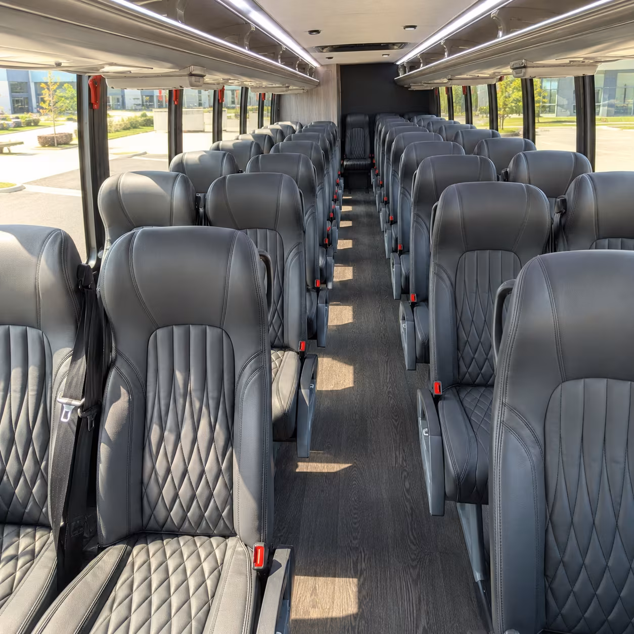 union city 35 passenger minibus interior