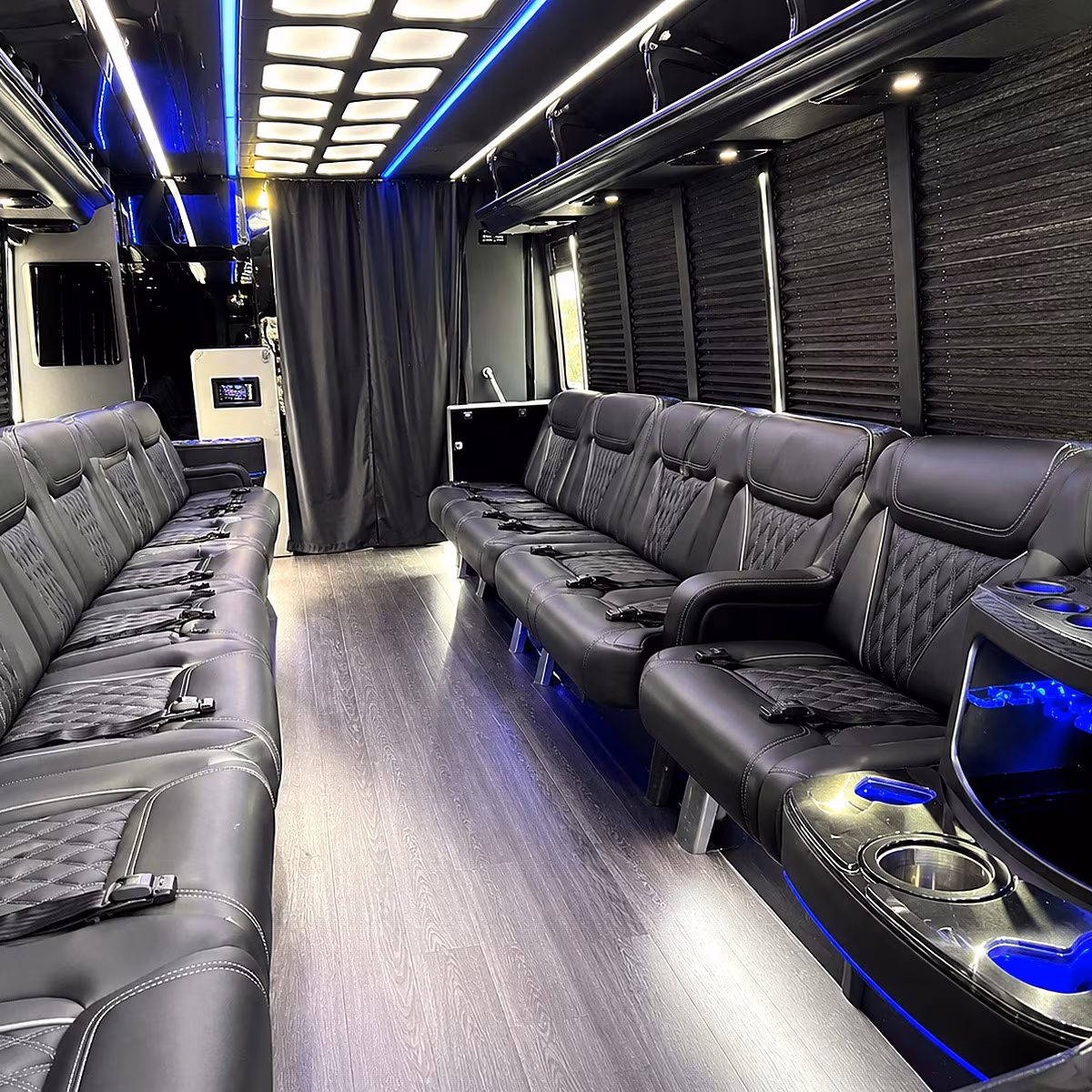 union city party bus inside