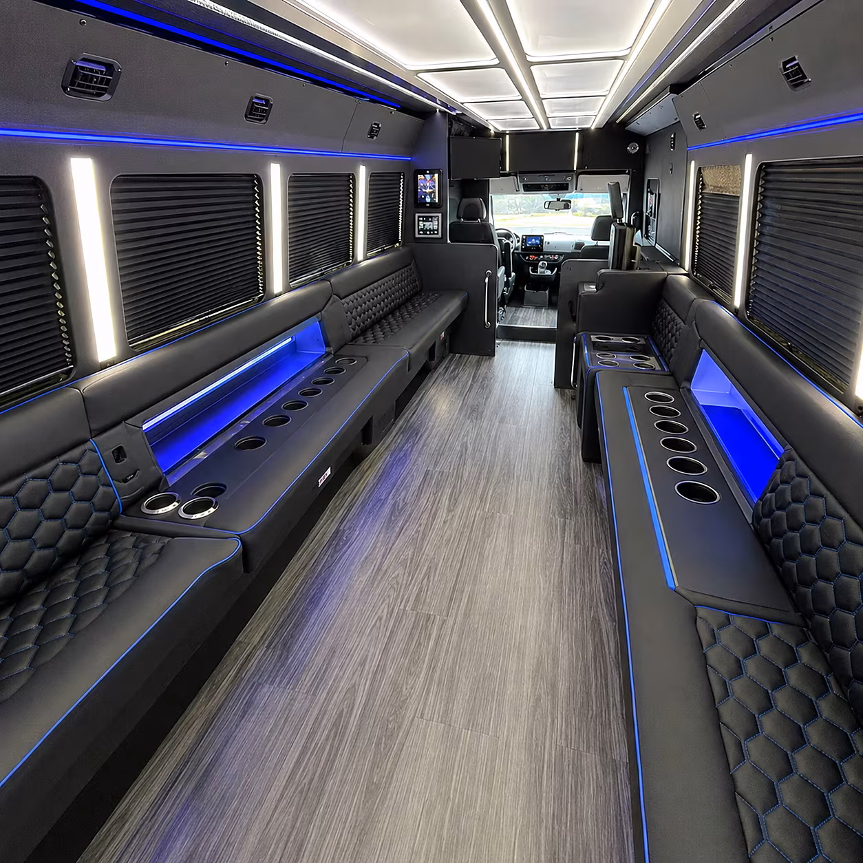 union city party bus interior