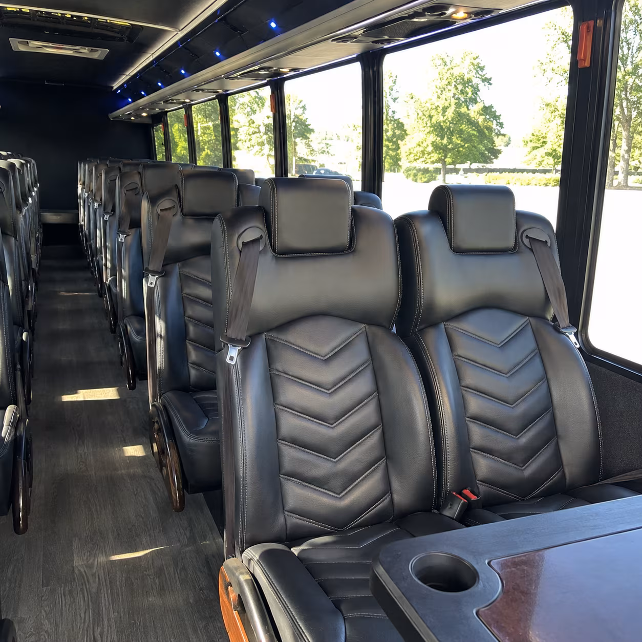 union city religious group transportation onboard seating