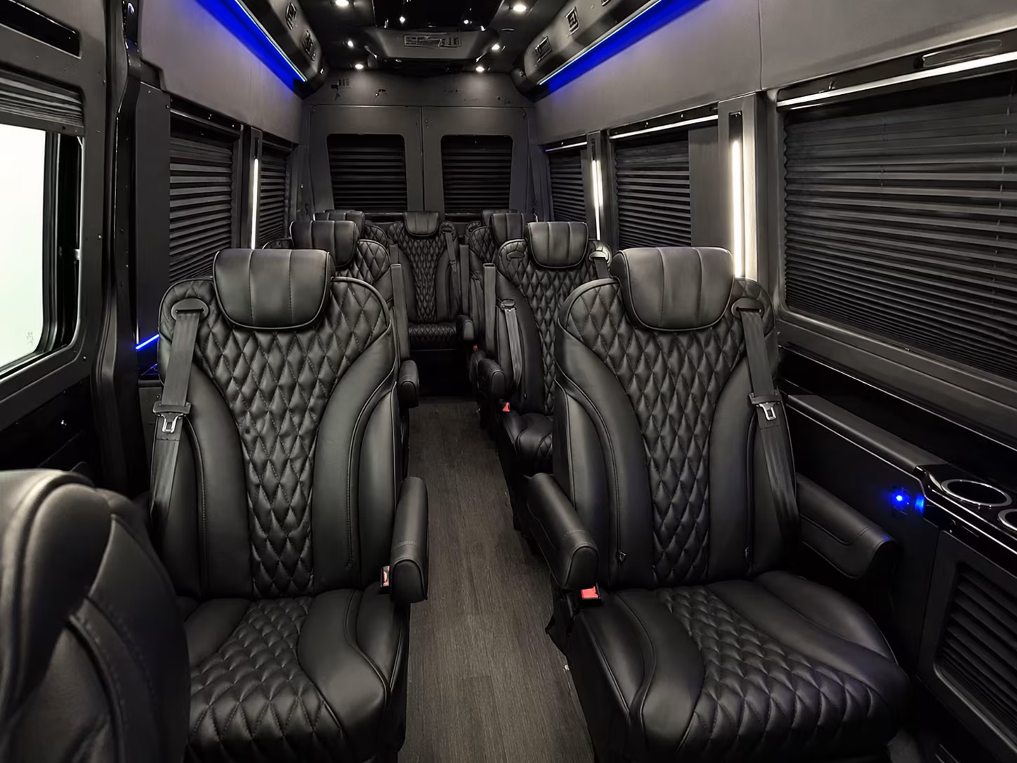 union city sprinter van with driver inside