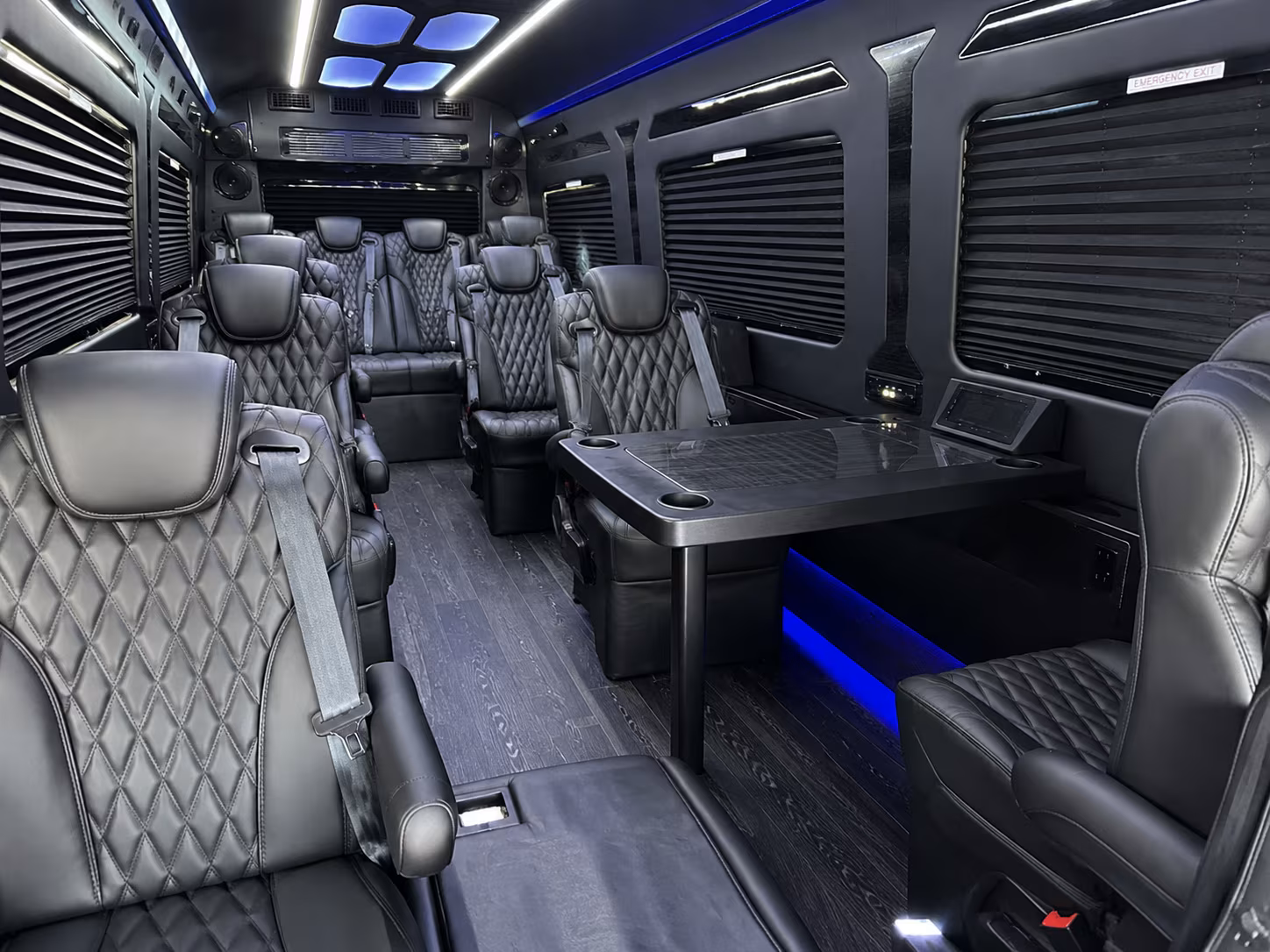 union city sprinter van with driver interior