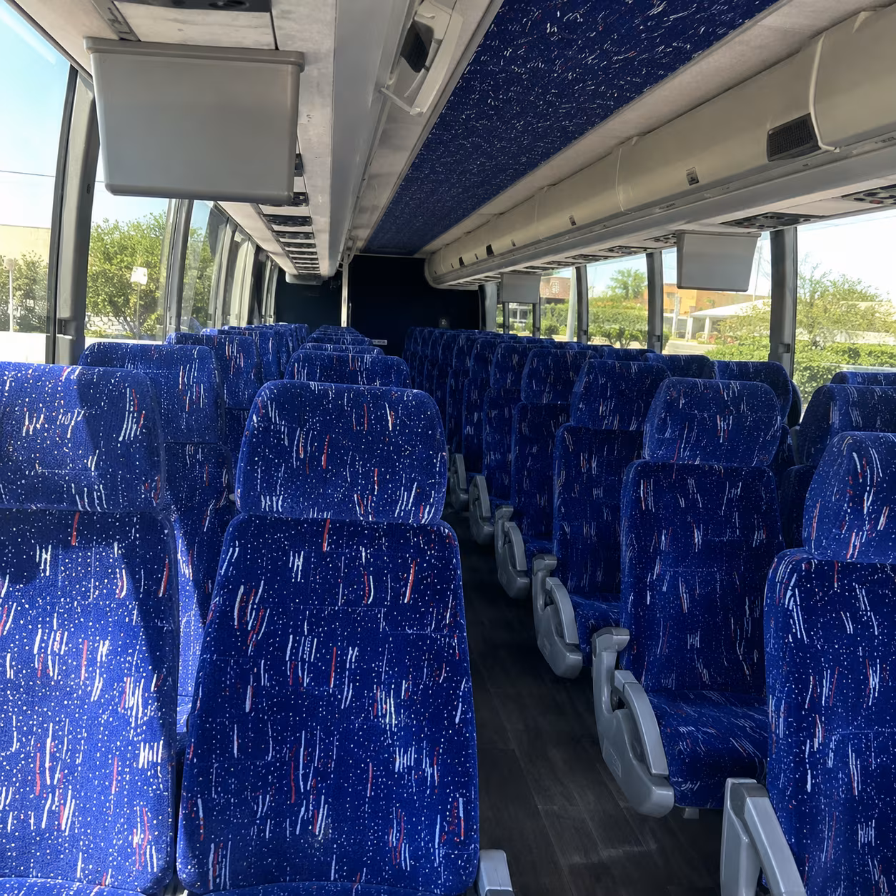 youth group and confirmation class buses in union city
